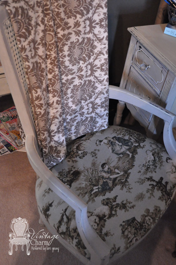 Le Craie painted French Chair by Vintage Charm Restored