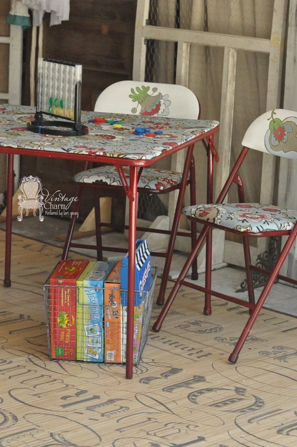 card-table-recreated by vintage charm restored