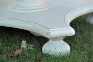 Painted White Table By Vintage Charm Restored