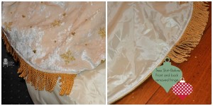 Recycle and reuse an old tree skirt