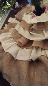 DIY Recycled Tree Skirt by VintageCharmRestored