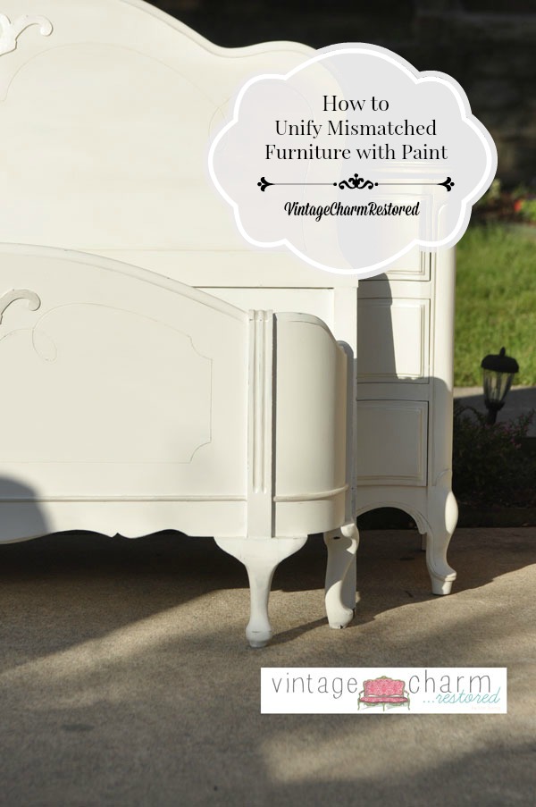 white painted furniture