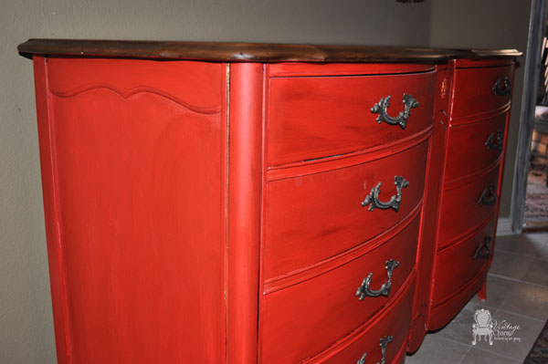 painted-red-French-dresser