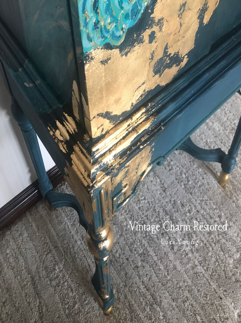 gold leaf gilded furniture
